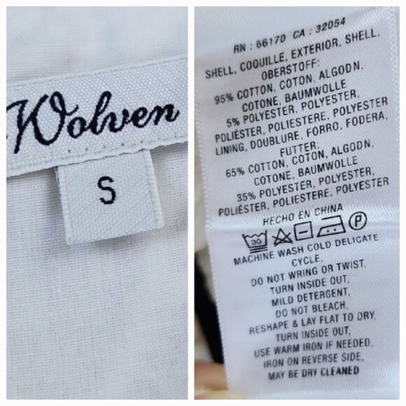 🔹️Anthropologie Wolven White Textured Floral Sleeveless Dress Small - Picture 11 of 12